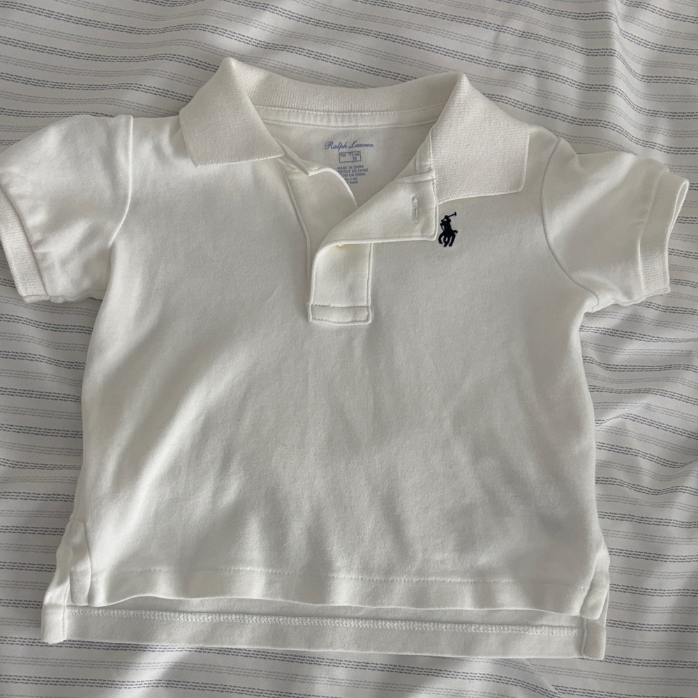 Polo by Ralph Lauren Kids White Polo Shirt 9 months